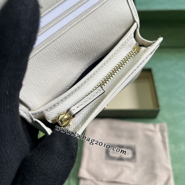 gucci專櫃2024新款原廠皮錢包 古馳Horsebit1955系列卡包 jcp1716